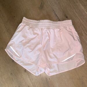Lululemon Hotty Hot High Rise Shorts | 4” | Size 10 | Strawberry Milkshake